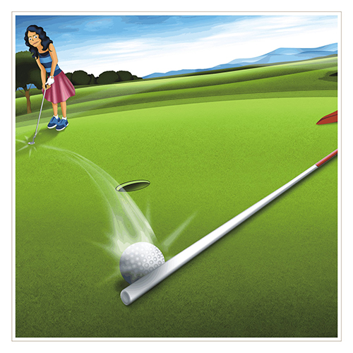 Ilustración golf